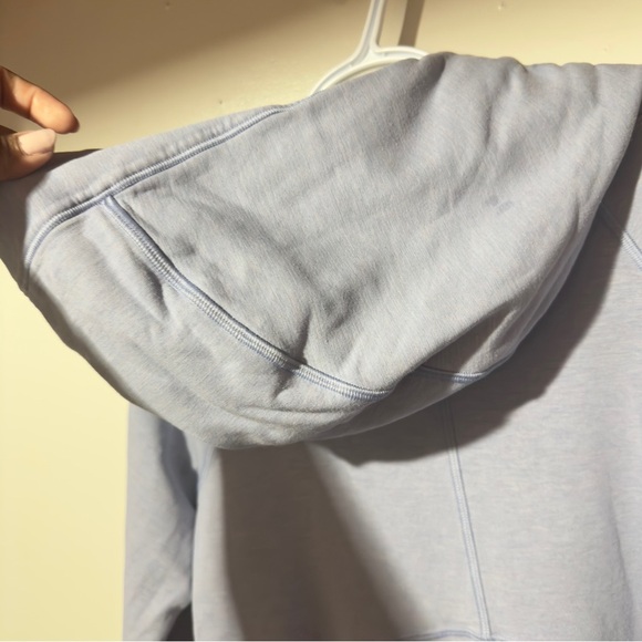 Lululemon Time Out Hoodie Heathered Deep Indigo Women Size 8? - Picture 10 of 11